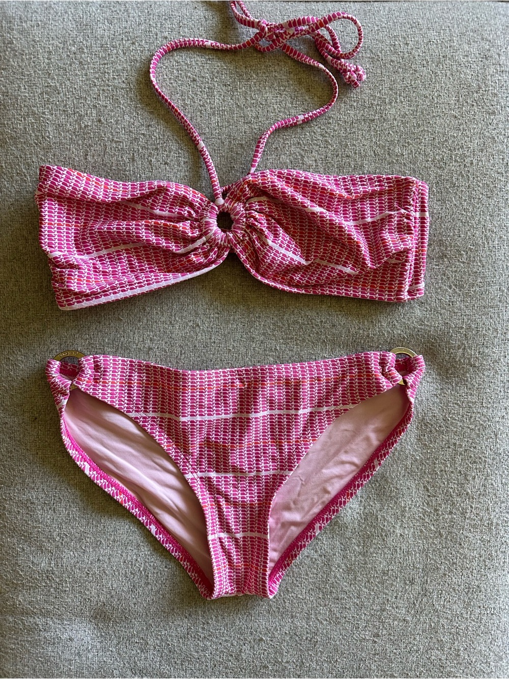 Vineyard Vines Pink Whale Print Bikini